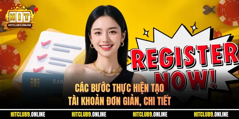 Các bước thực hiện tạo tài khoản đơn giản, chi tiết